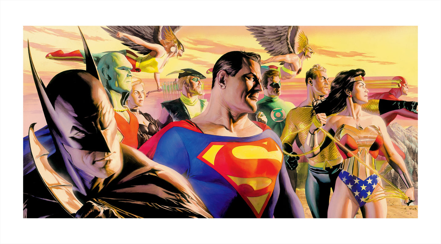 'In the Light of Justice' Fine Art Deluxe Print by Artist Alex Ross