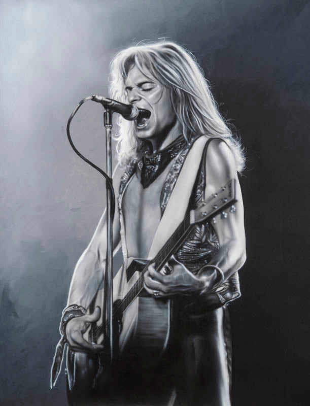 'Ice Cream Man' Original Art by Artist John Douglas of David Lee Roth