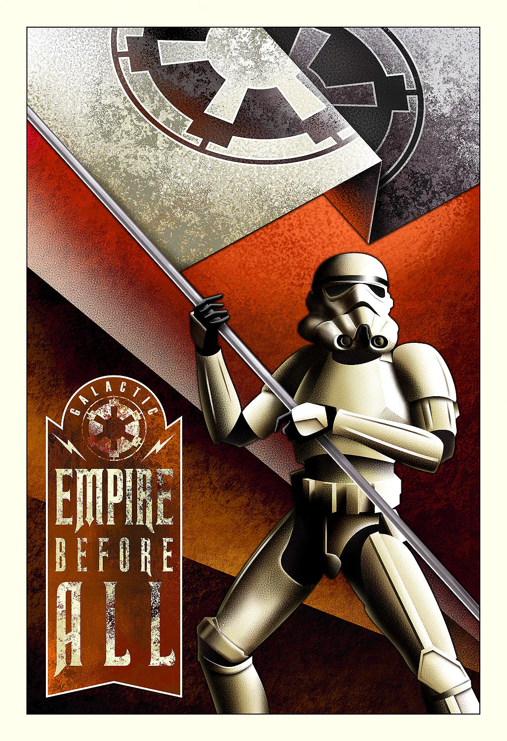 Star Wars 'Empire Before All' Gallery Wrap Canvas by Mike Kung