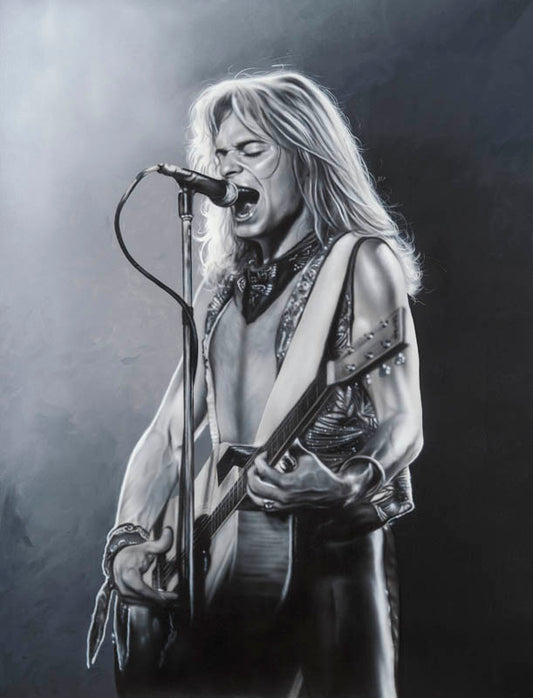 'Ice Cream Man' Original Art by Artist John Douglas of David Lee Roth