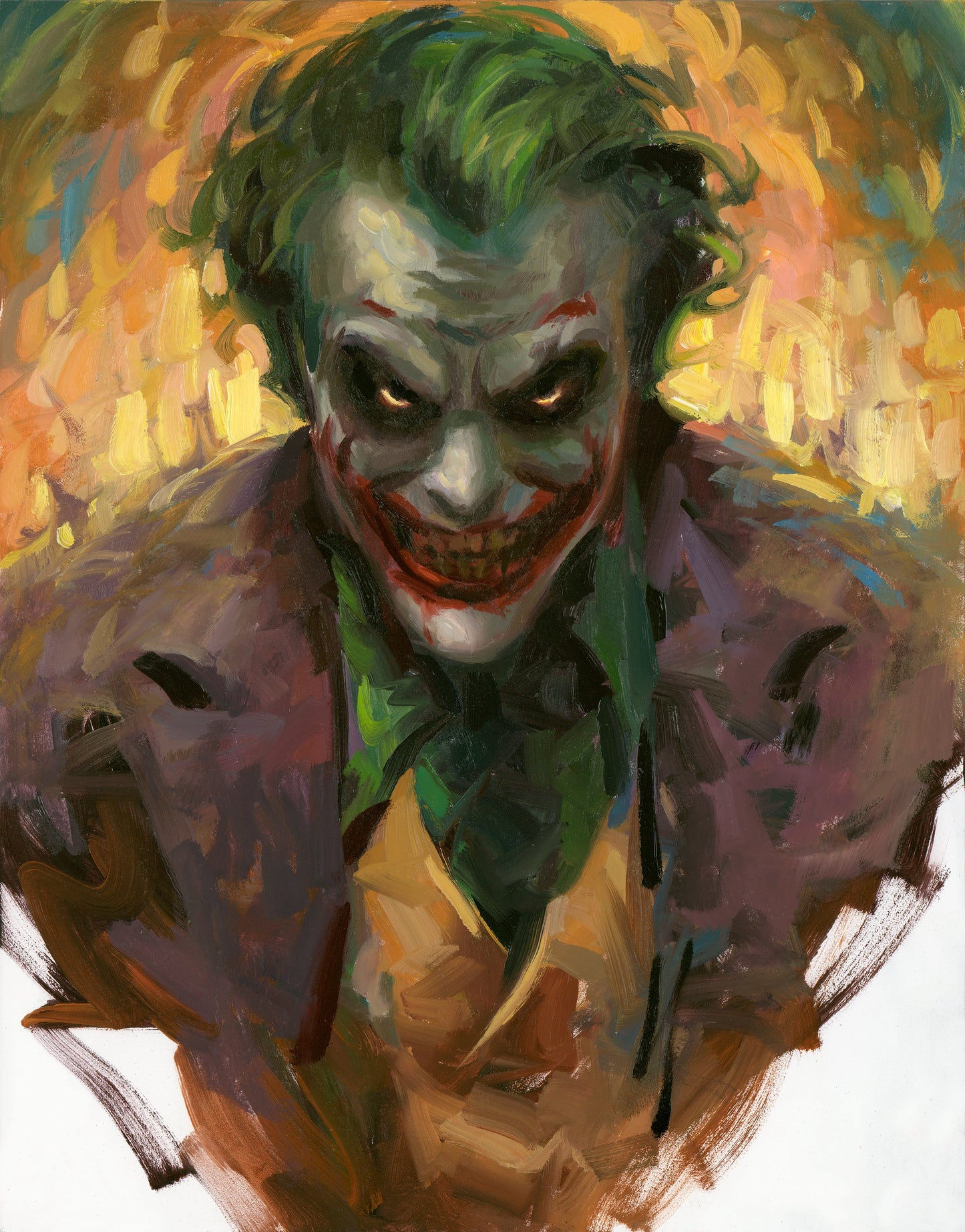 'Joker' Limited Edition Fine Art Print on Paper by Artist Kai Lun Qu