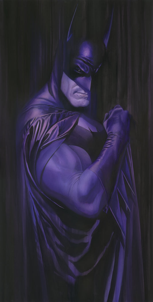 'Shadows: Batman' Limited Edition Fine Art Giclée Print on Canvas by Artist Alex Ross