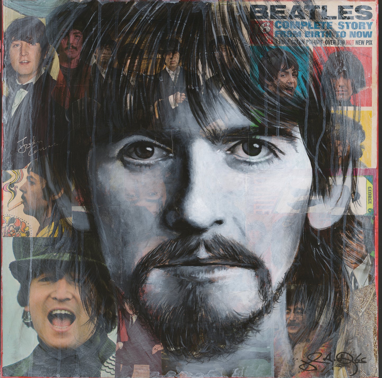 'The Beatles' Limited Edition Art Print by Artist John Douglas