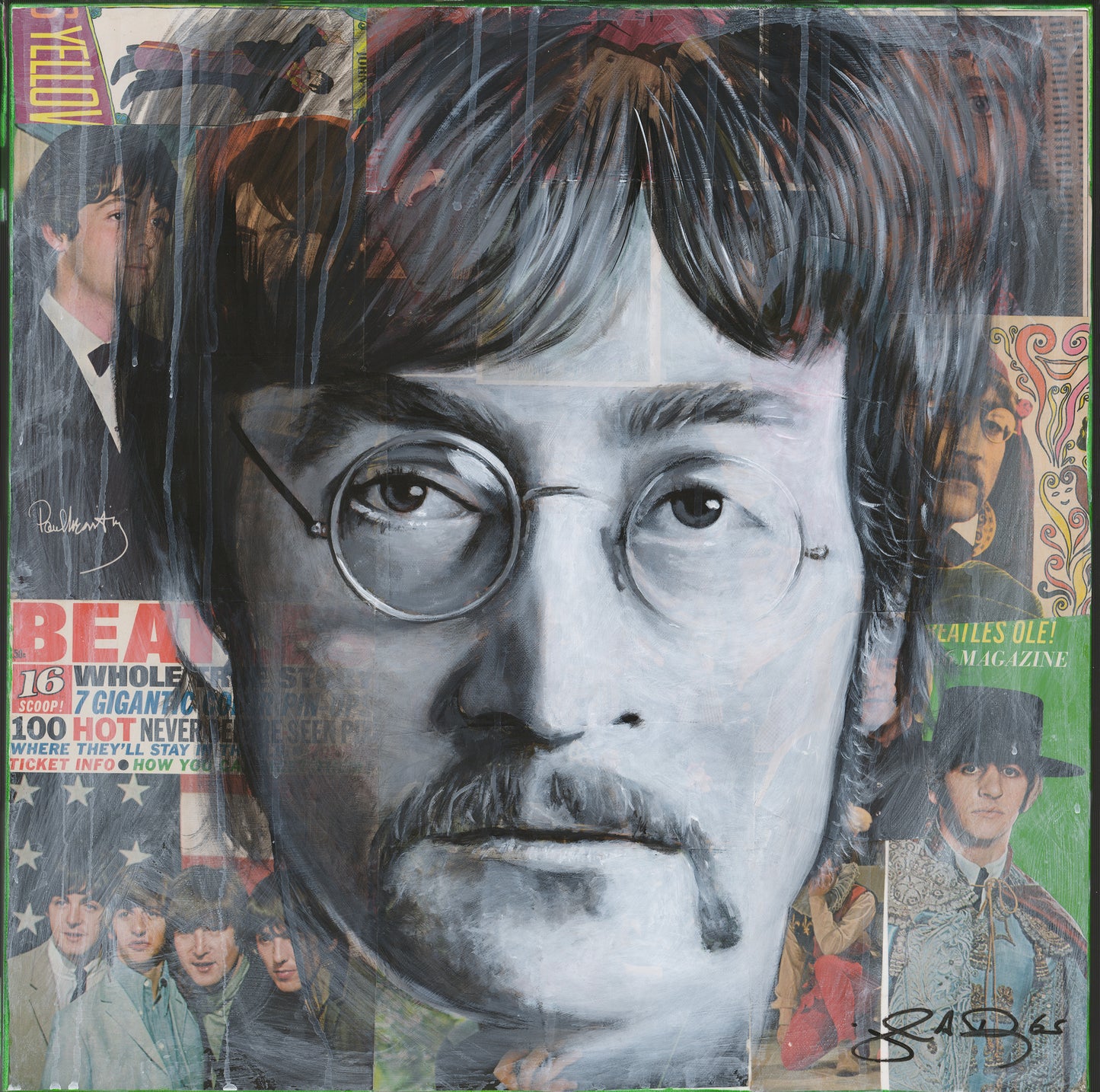 'The Beatles' Limited Edition Art Print by Artist John Douglas