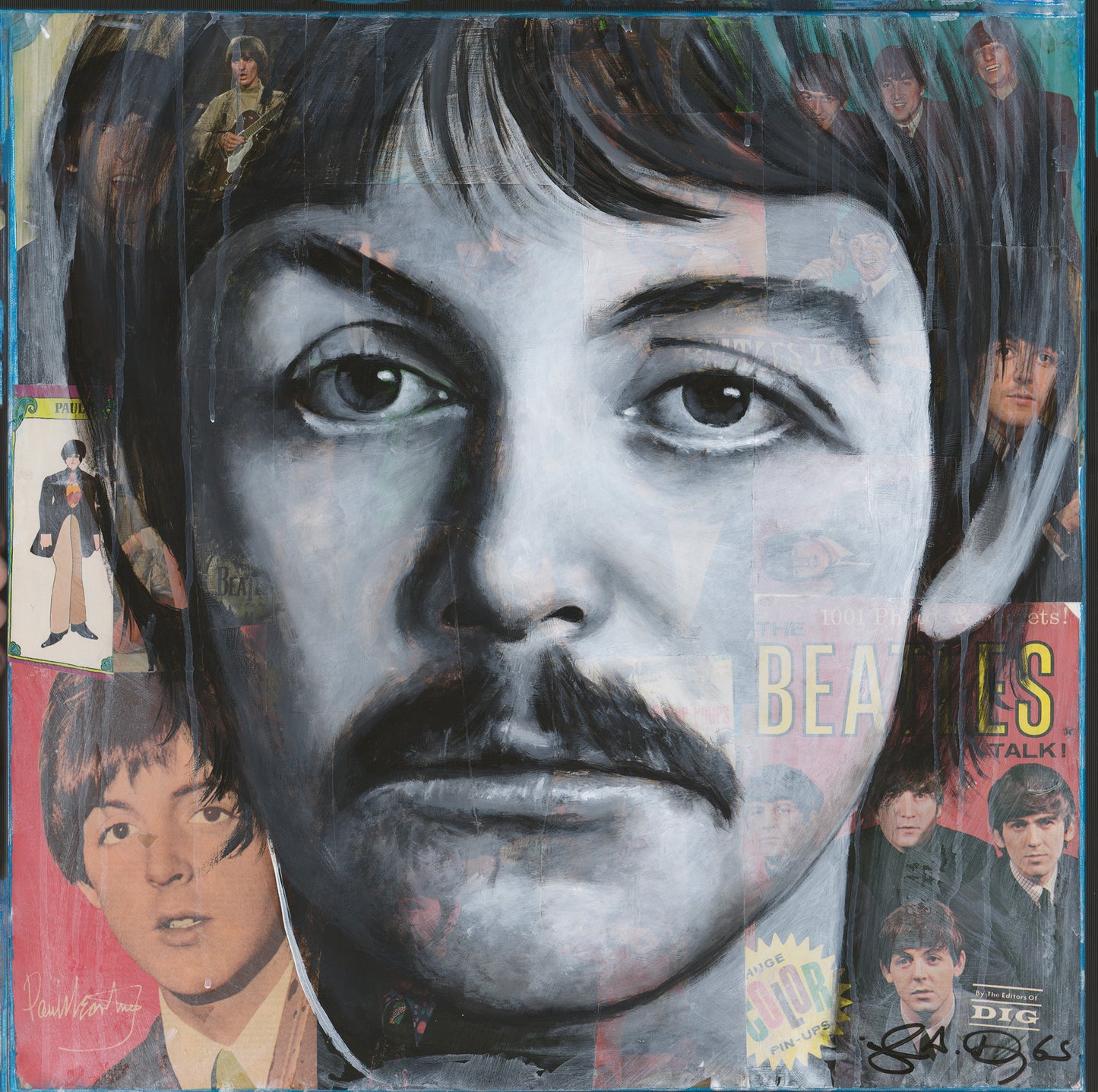 'The Beatles' Limited Edition Art Print by Artist John Douglas