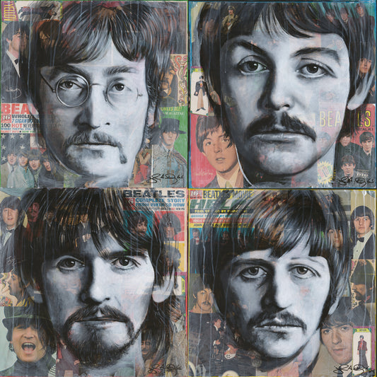 'The Beatles' Limited Edition Art Print by Artist John Douglas