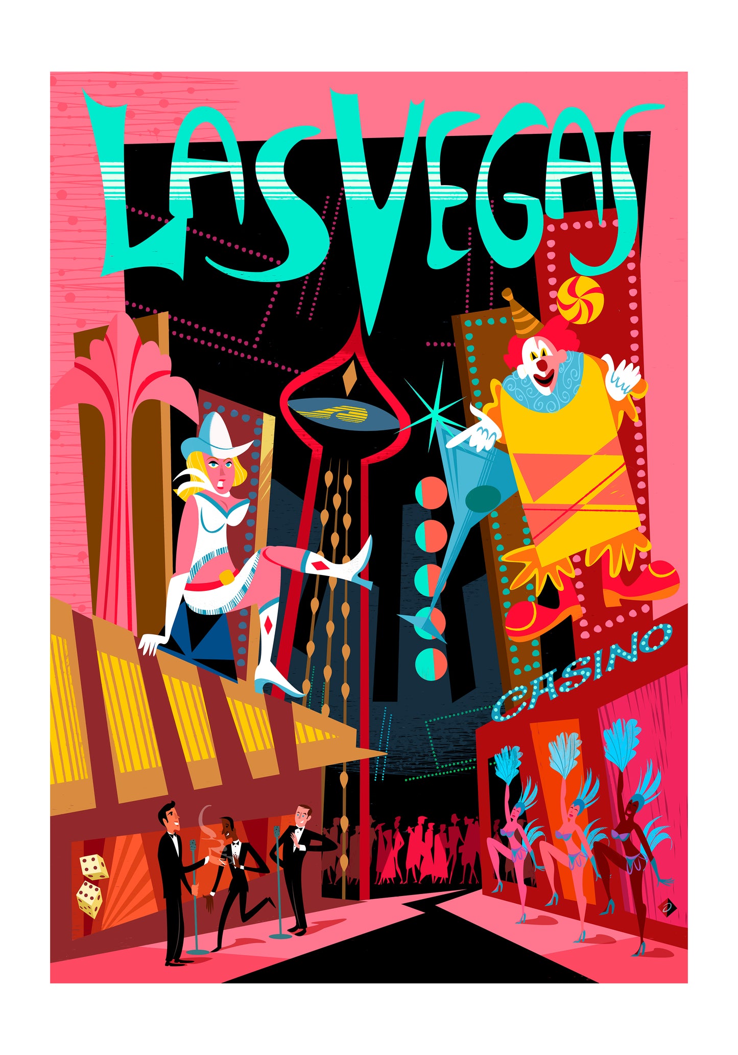 'Vegas' Limited Edition Fine Art Print by Artist Alan Bodner