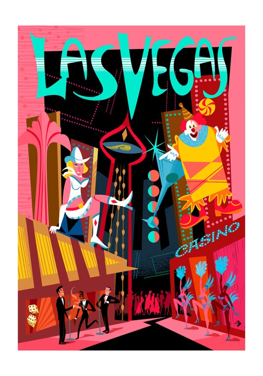 'Vegas' Limited Edition Fine Art Print by Artist Alan Bodner