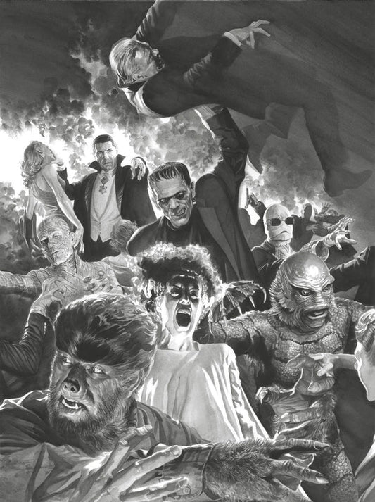 Universal Monsters: The Mash Giclée on Canvas